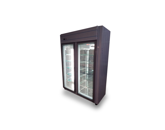 HELADERA EXHIBIDORA VERTICAL DOS PUERTAS