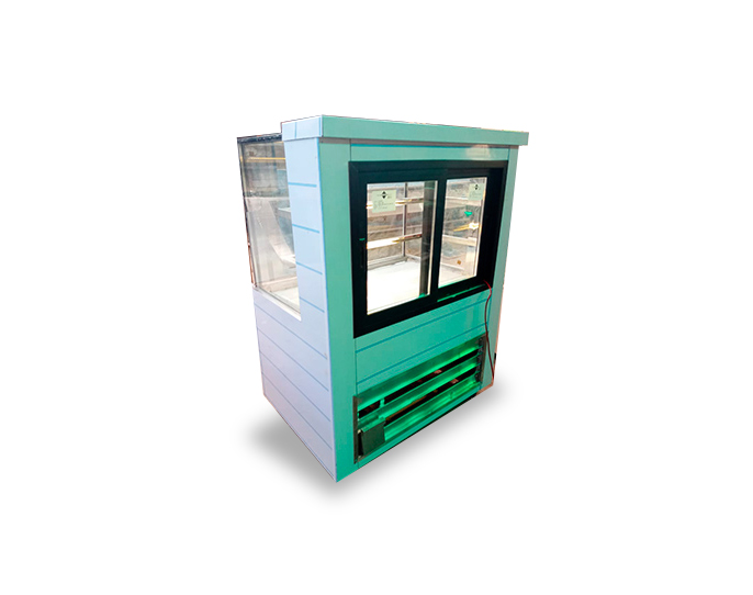 HELADERA EXHIBIDORA TIPO CUBO